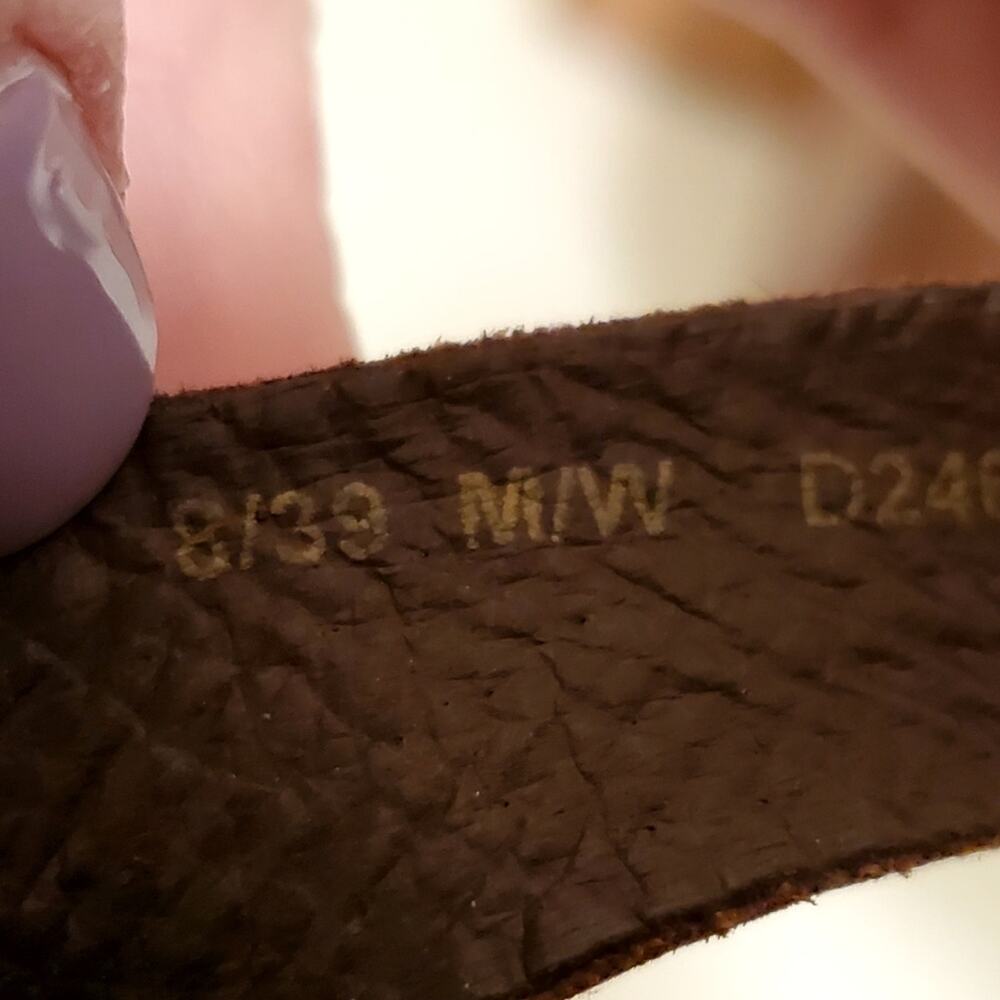 Sz 8/39 BORN Brown Leather Covered Platform Wedge Boho Cross Strap Sandals - Picture 9 of 9